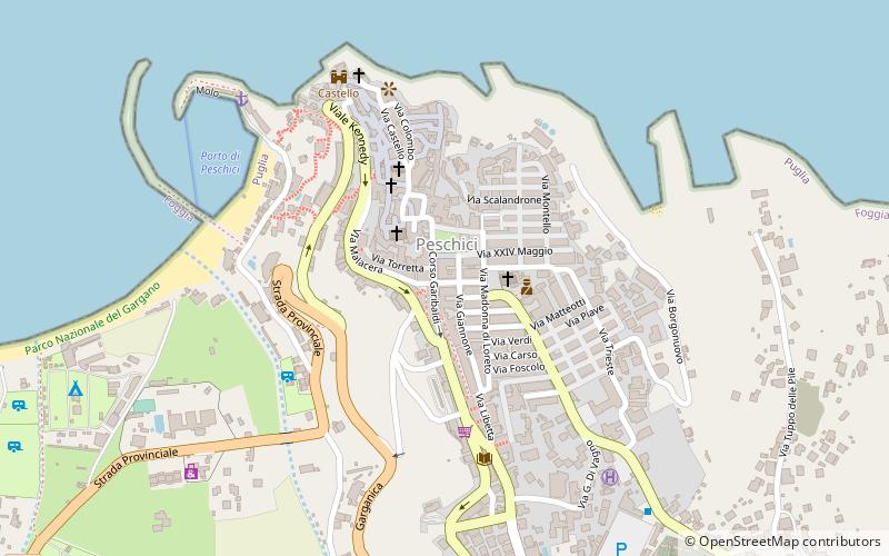 Peschici location map