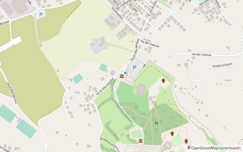 Villa Adriana location map