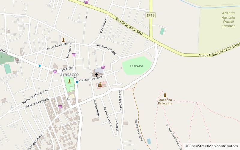 Trasacco location map