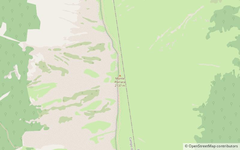 Monte Porrara location map