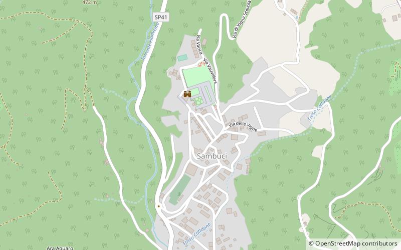 Sambuci location map