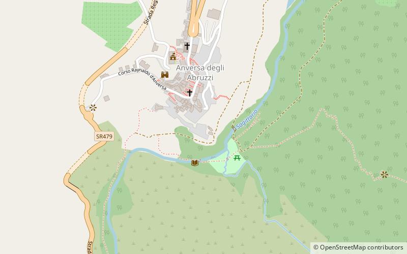 Giardino botanico Gole del Sagittario location map