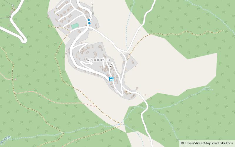 Saracinesco location map