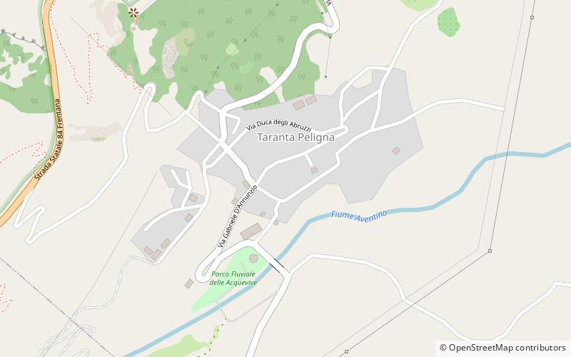 Taranta Peligna location map