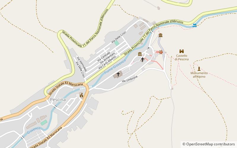Cathédrale de Pescina location map