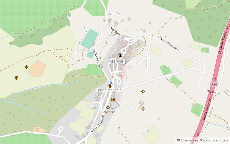 Mandela location map