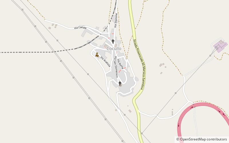 Cocullo location map