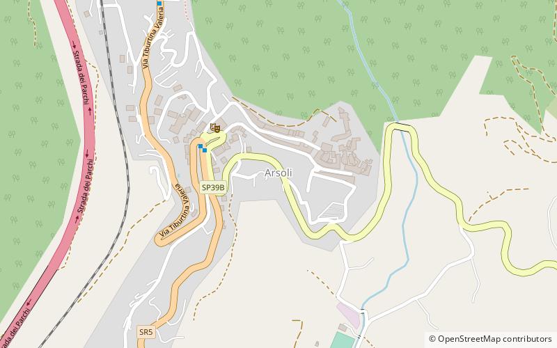 Arsoli location map