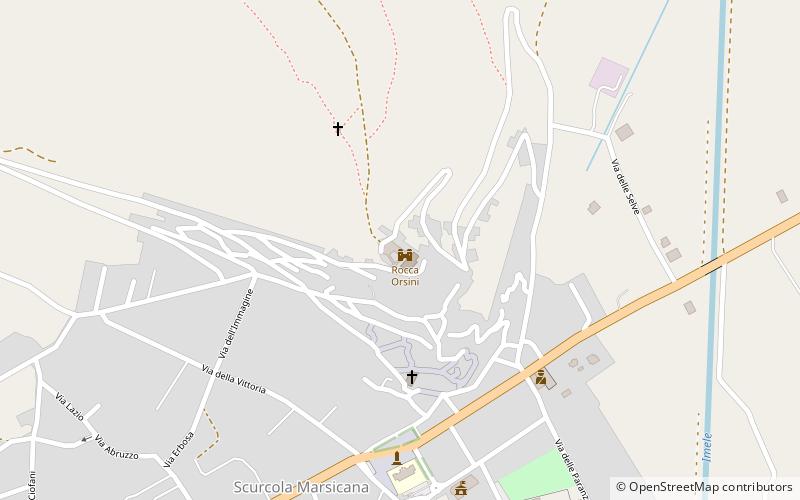 Rocca Orsini location map