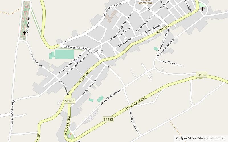 Cupello location map