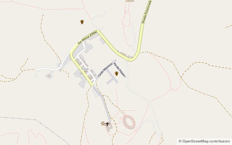 Alba Fucens location map