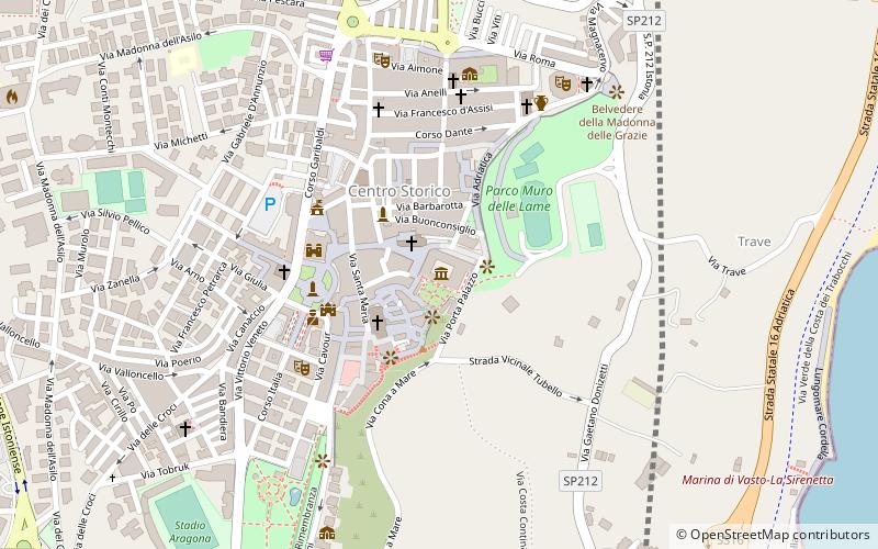 Palazzo D'Avalos location map