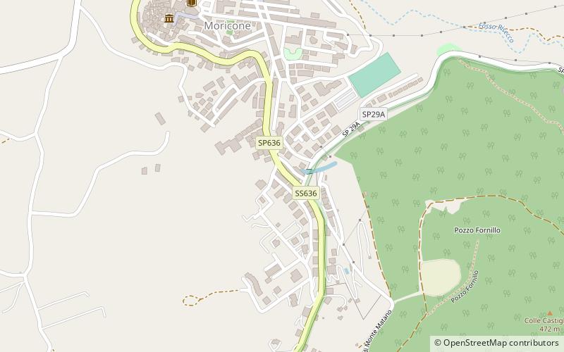Moricone location map