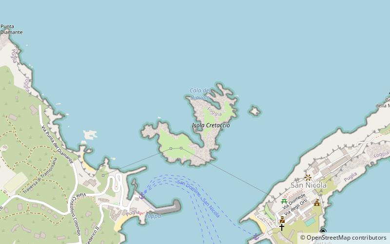 Isola Cretaccio location map