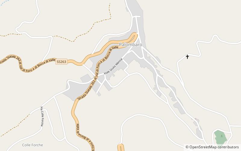 Palombaro location map
