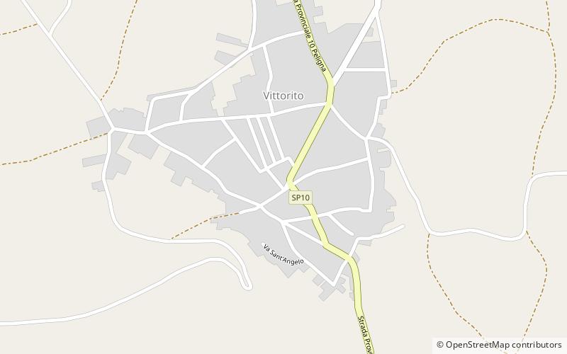 Vittorito location map