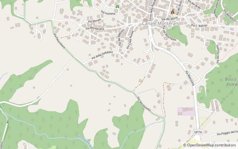 Jardín botánico de Stigliano location map