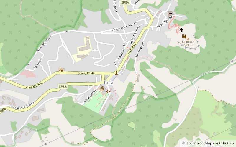 Tolfa location map
