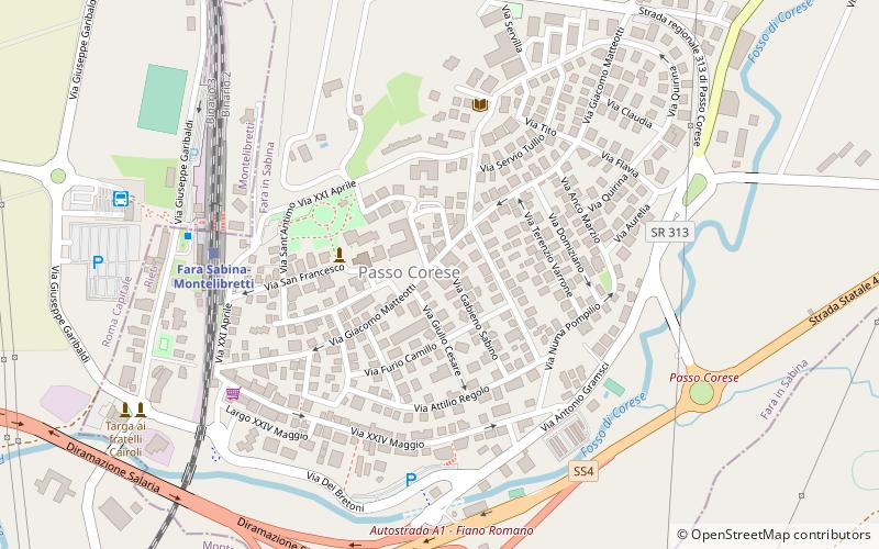 Passo Corese location map