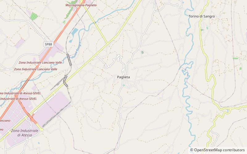Paglieta location map