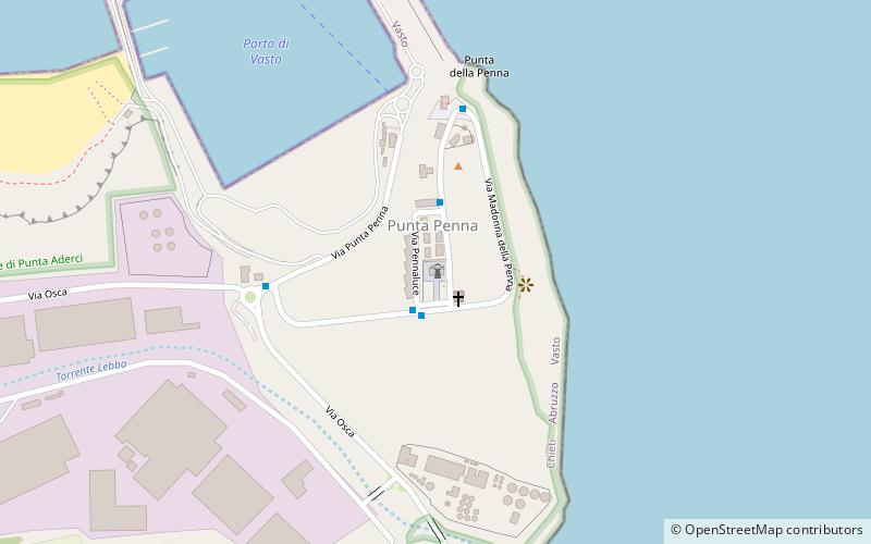 Faro di Punta Penna location map