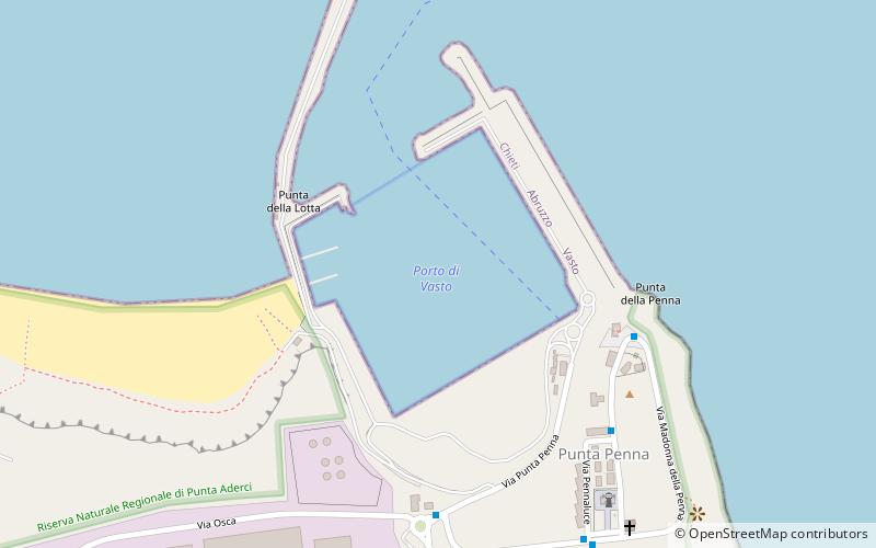 Porto di Vasto location map