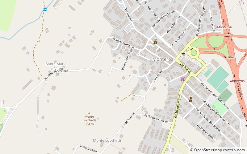 Monterosi location map