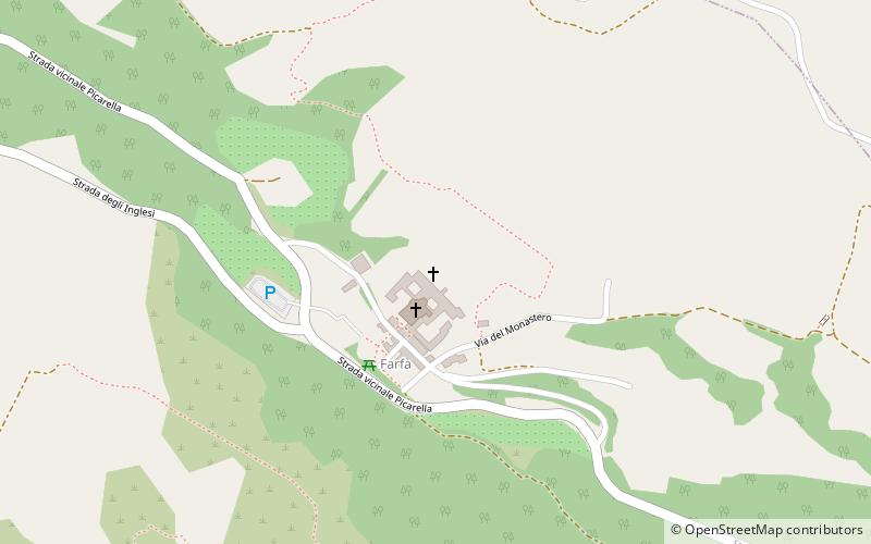 Kloster Farfa location map