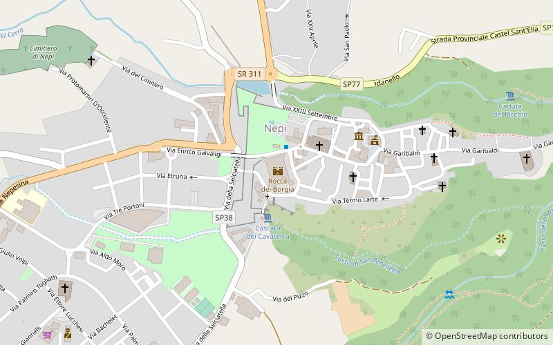 Castello Borgia location map