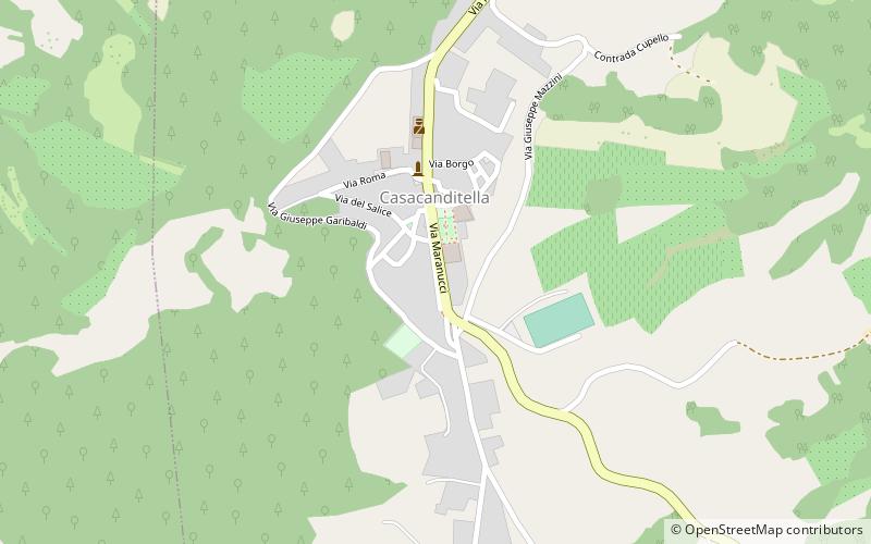 Casacanditella location map