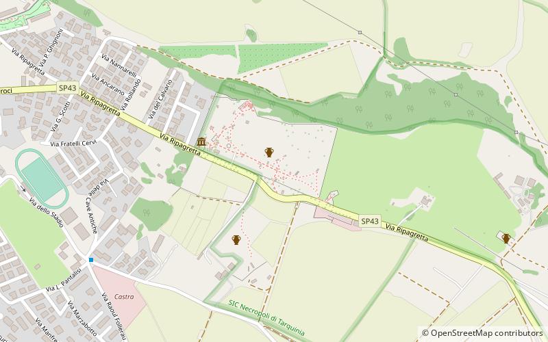 Tumba de la flagelación location map