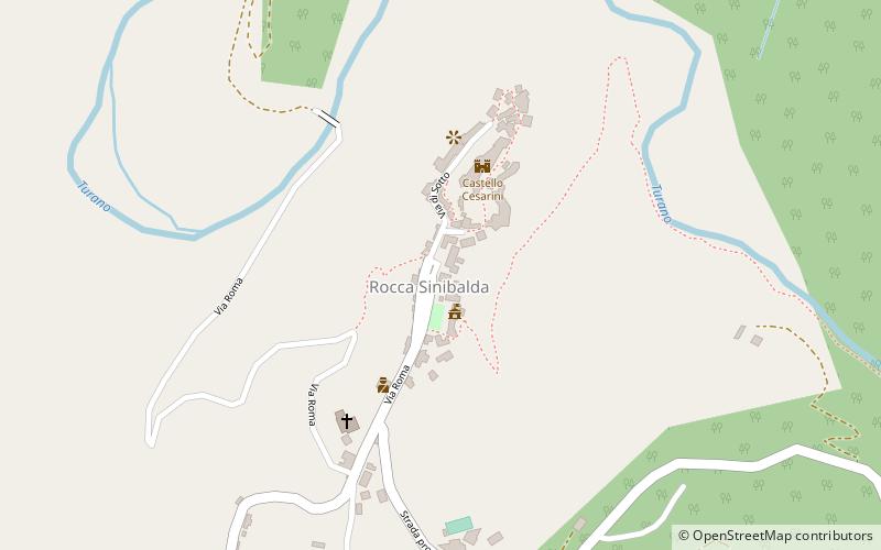 Rocca Sinibalda location map