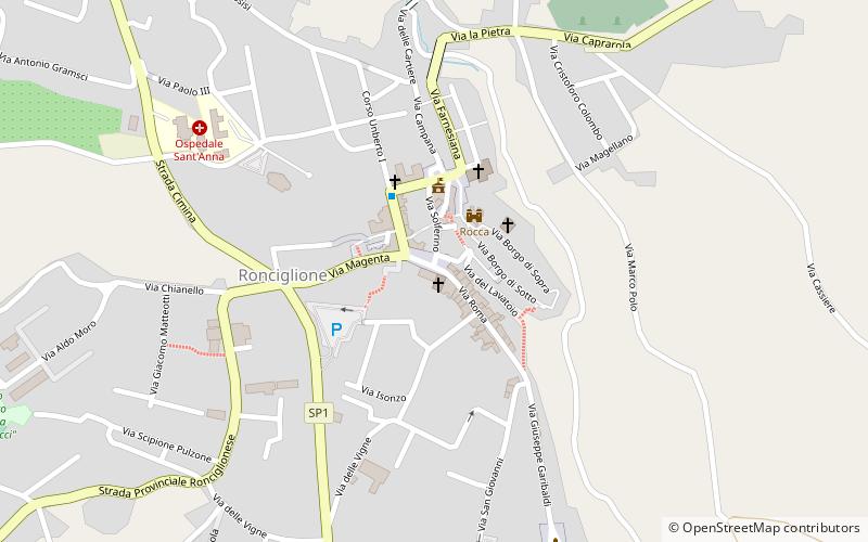 Ronciglione location map