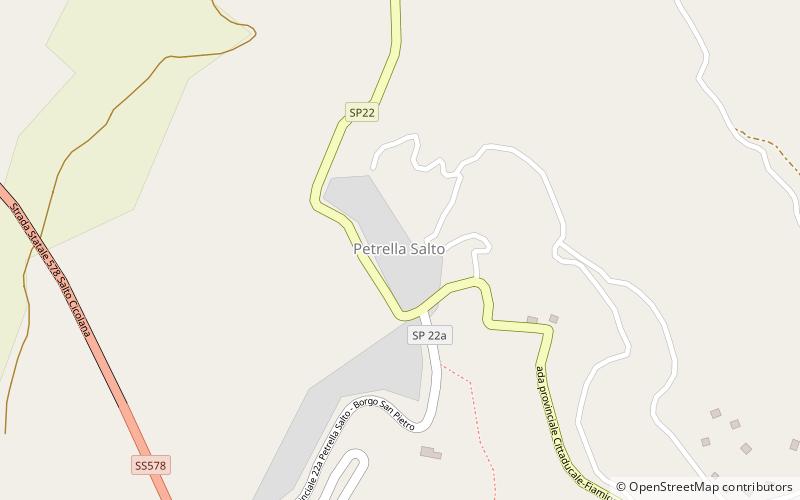 Petrella Salto location map
