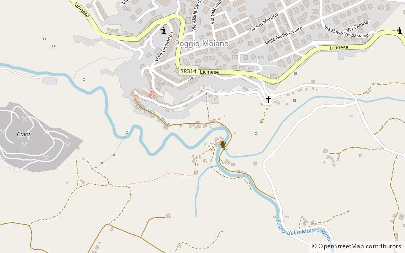 Poggio Moiano location map