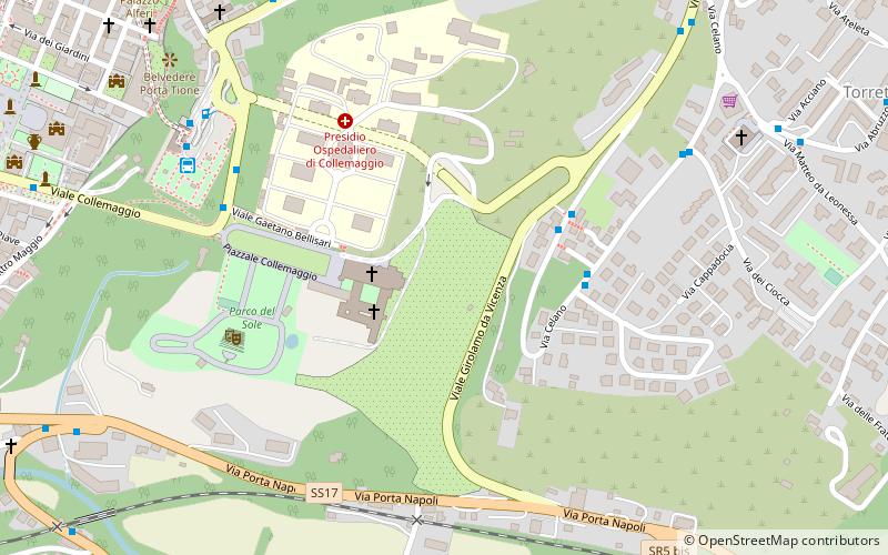 Jardín botánico de la Universidad de L'Aquila location map