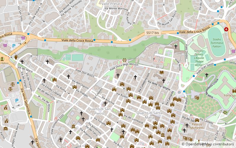 San Silvestro location map