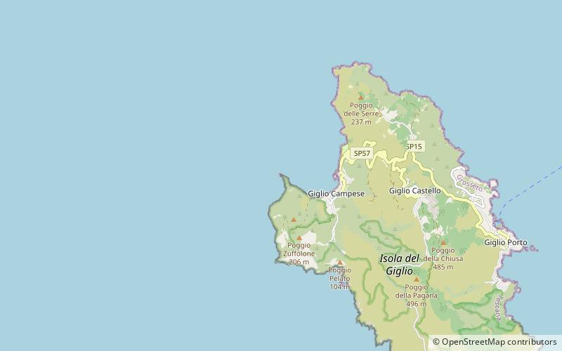 Faraglione dell'isola del Giglio location map