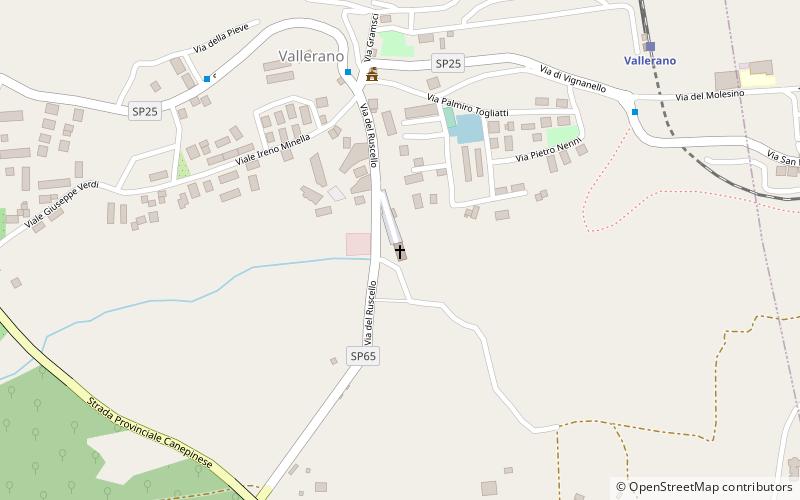 Vallerano location map