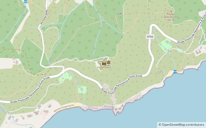 Forte Stella location map