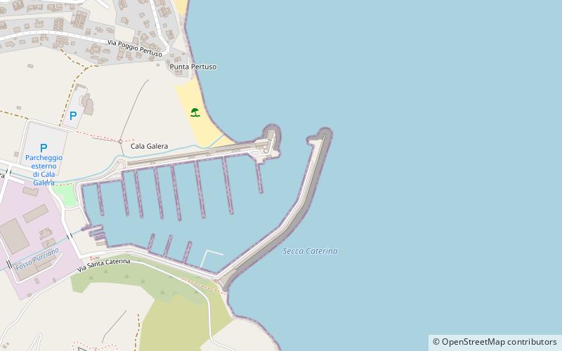 Marina Cala Galera location map
