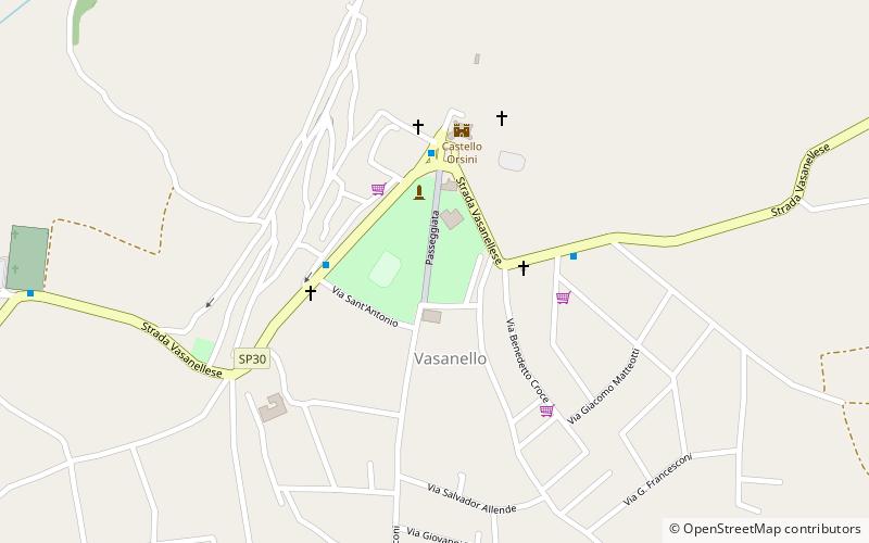 Vasanello location map