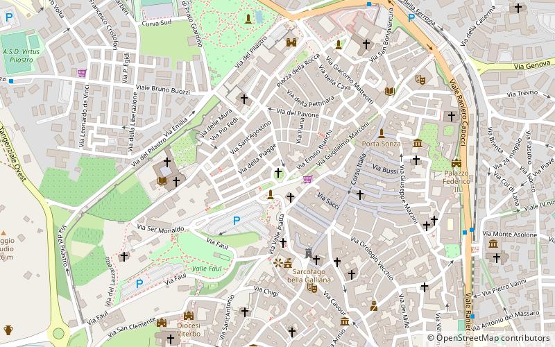 Santa Maria della Peste location map