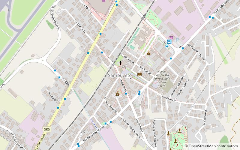 Sambuceto location map