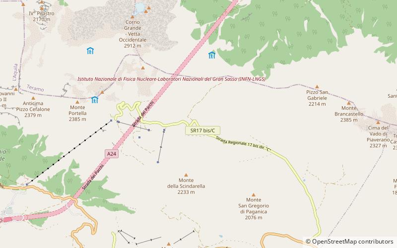 Campo Imperatore location map