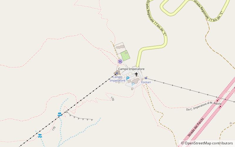 Campo Imperatore location map