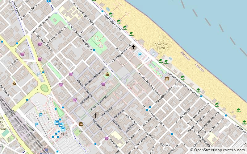 Piazza della Rinascita location map