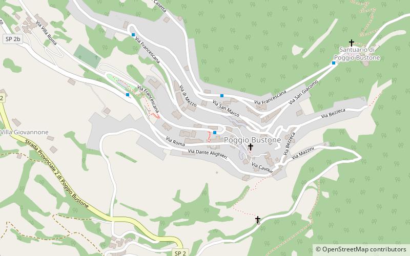 Poggio Bustone location map