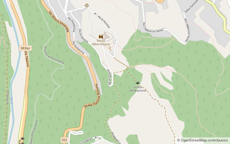 Fonte Feronia location map