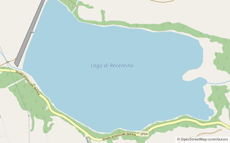 Lago di Recentino location map